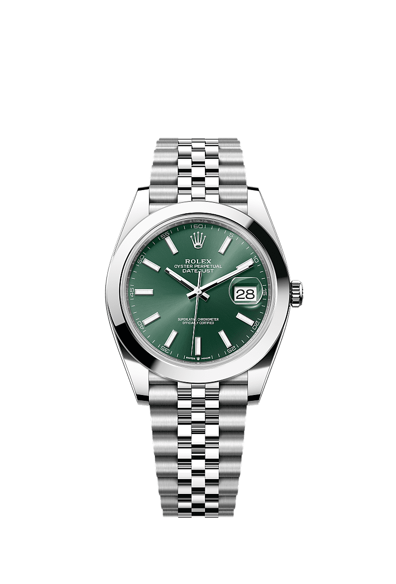 Rolex prep datejust green